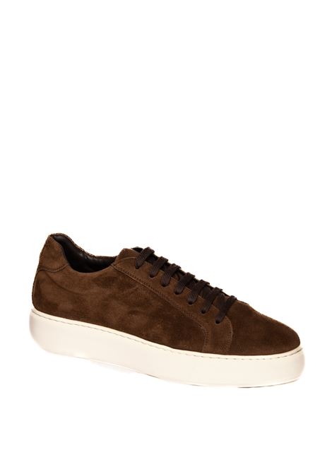 sneaker in camoscio chestnut JEROLD WILTON | 1282LIGHT-CHESTNUT